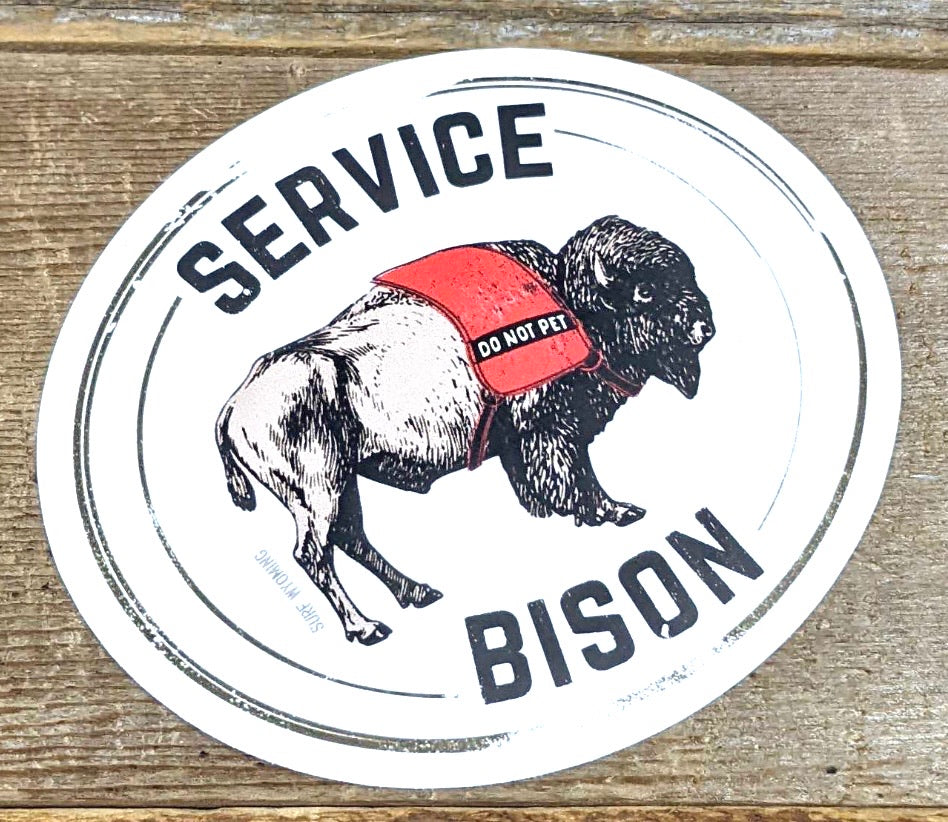 Surf Wyoming® Flag Bison Merit Patch