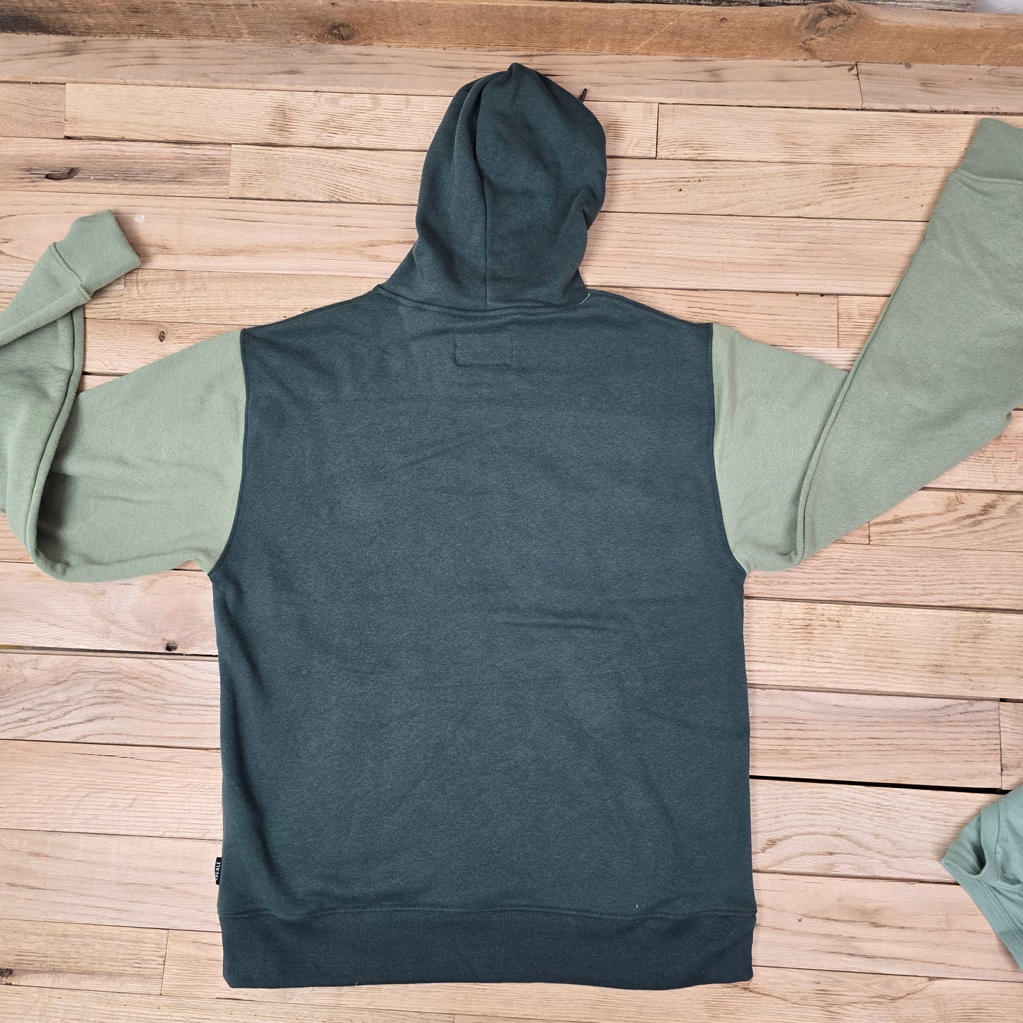 Surf Wyoming Bison Fleece Hoodie - forest-green