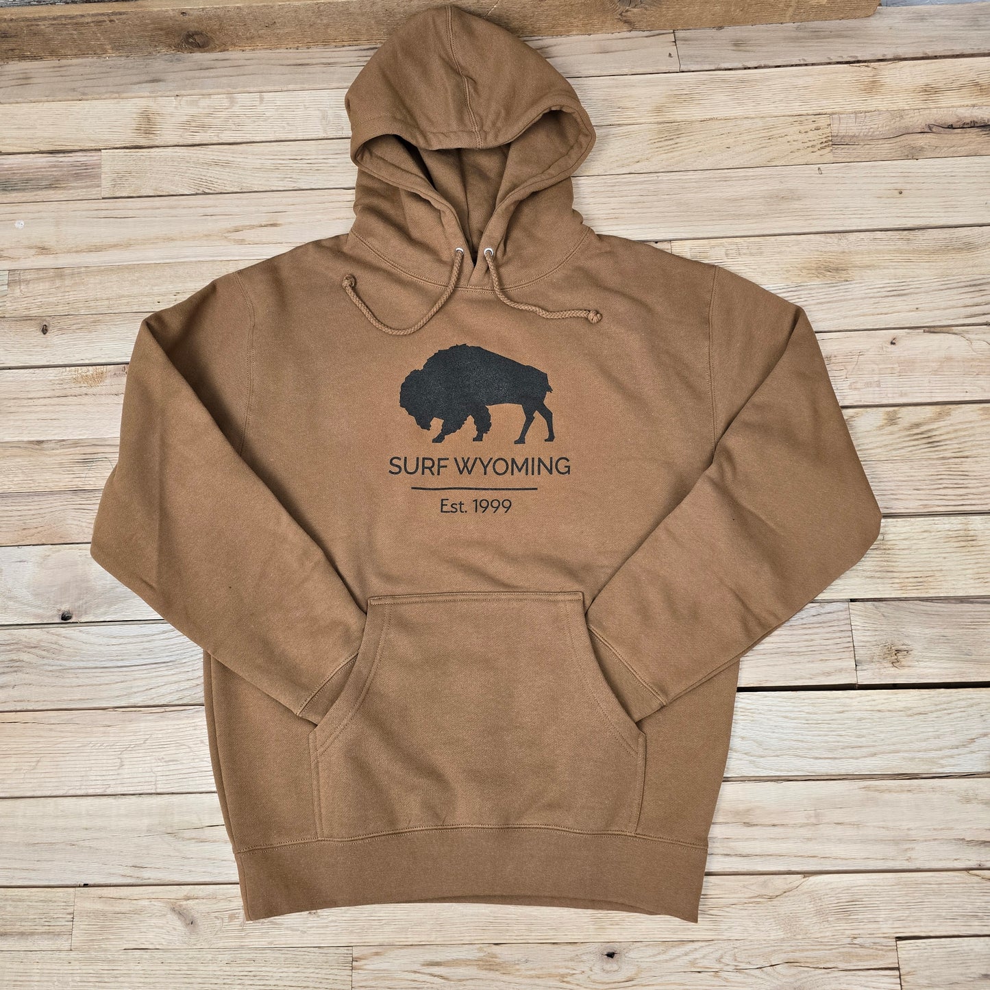 Surf Wyoming® Classic Workwear hoodie-saddle brown