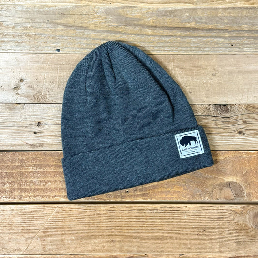 Winter Surf Wyoming Patch Beanie • Charcoal