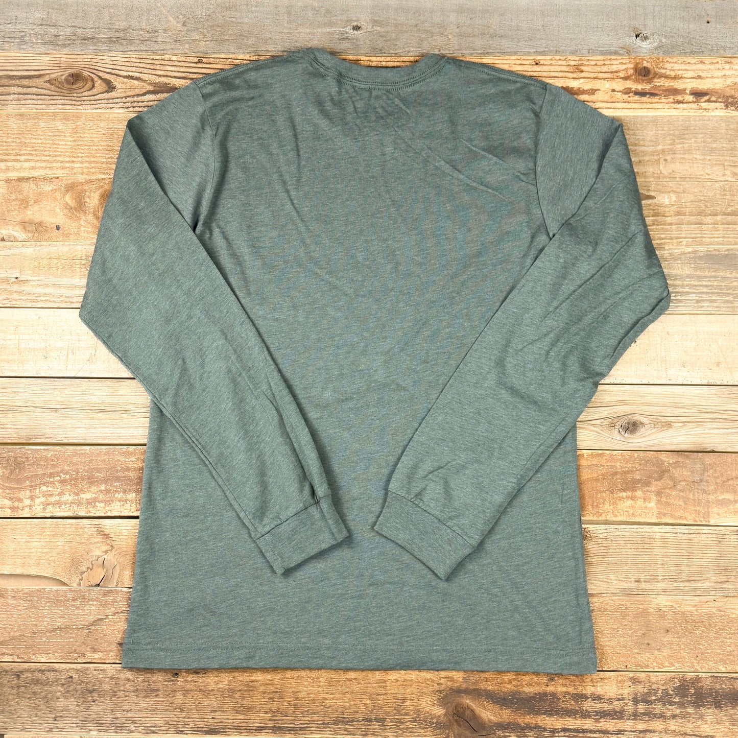 Surf Wyoming® Cowboy Surf School Long Sleeve - Heather Military
