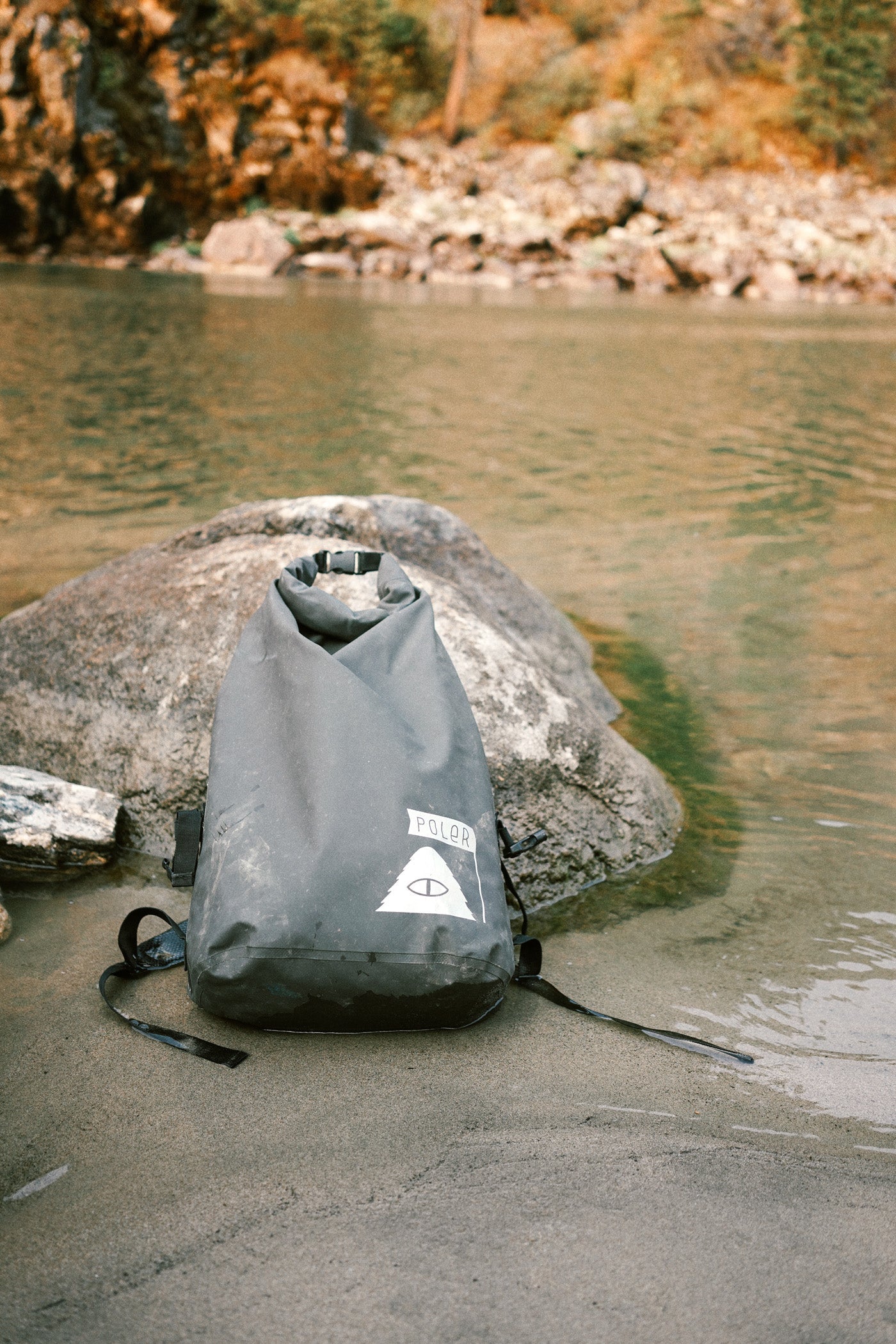 Poler Down River Dry Bag Backpack - Black