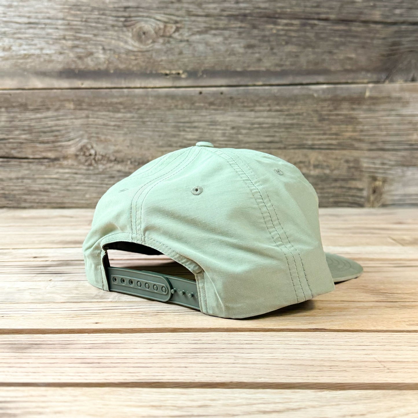 Gradient Summer Bison Patch Gramps Hat - Sage