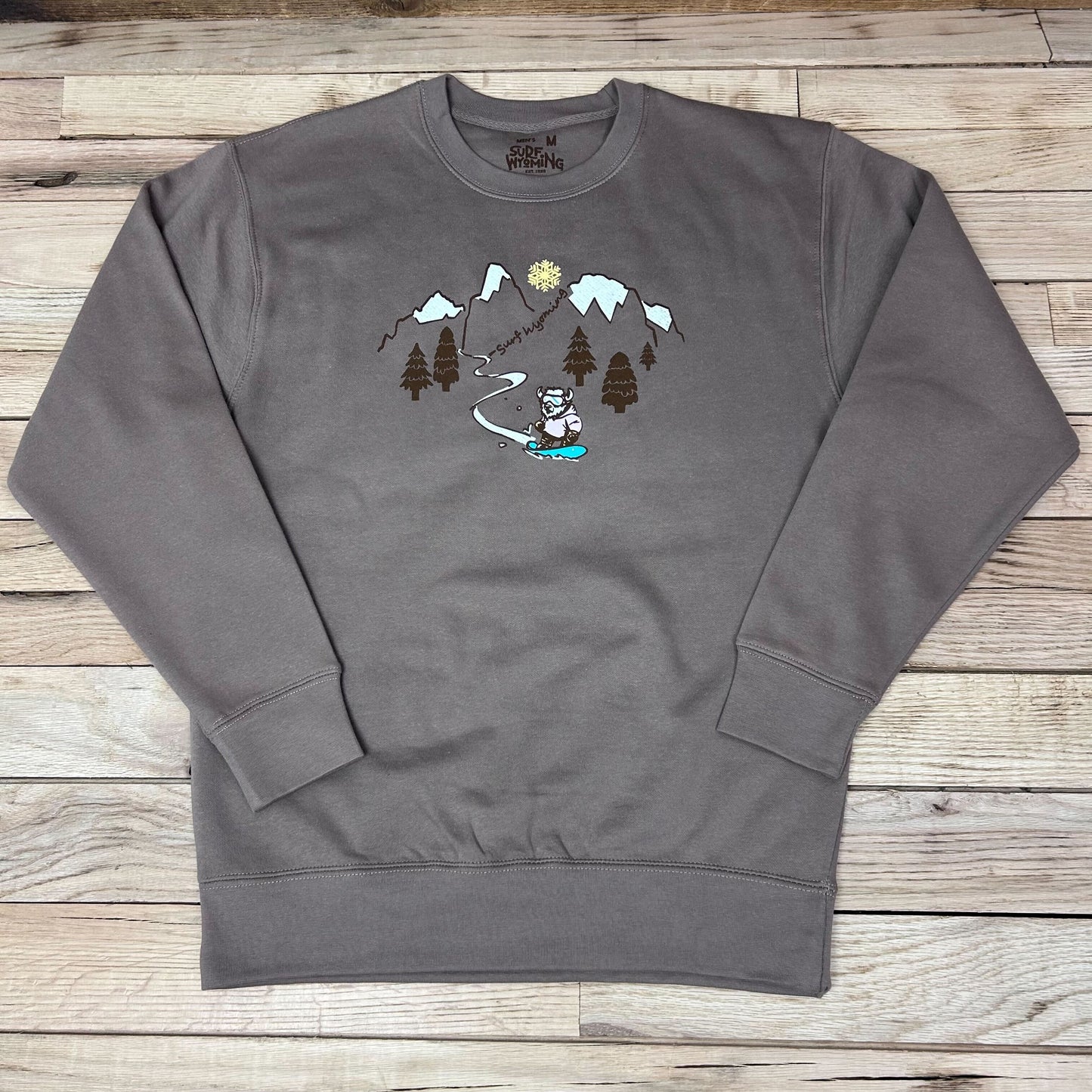 Surf Wyoming®Bison Boarding Bliss-Latte