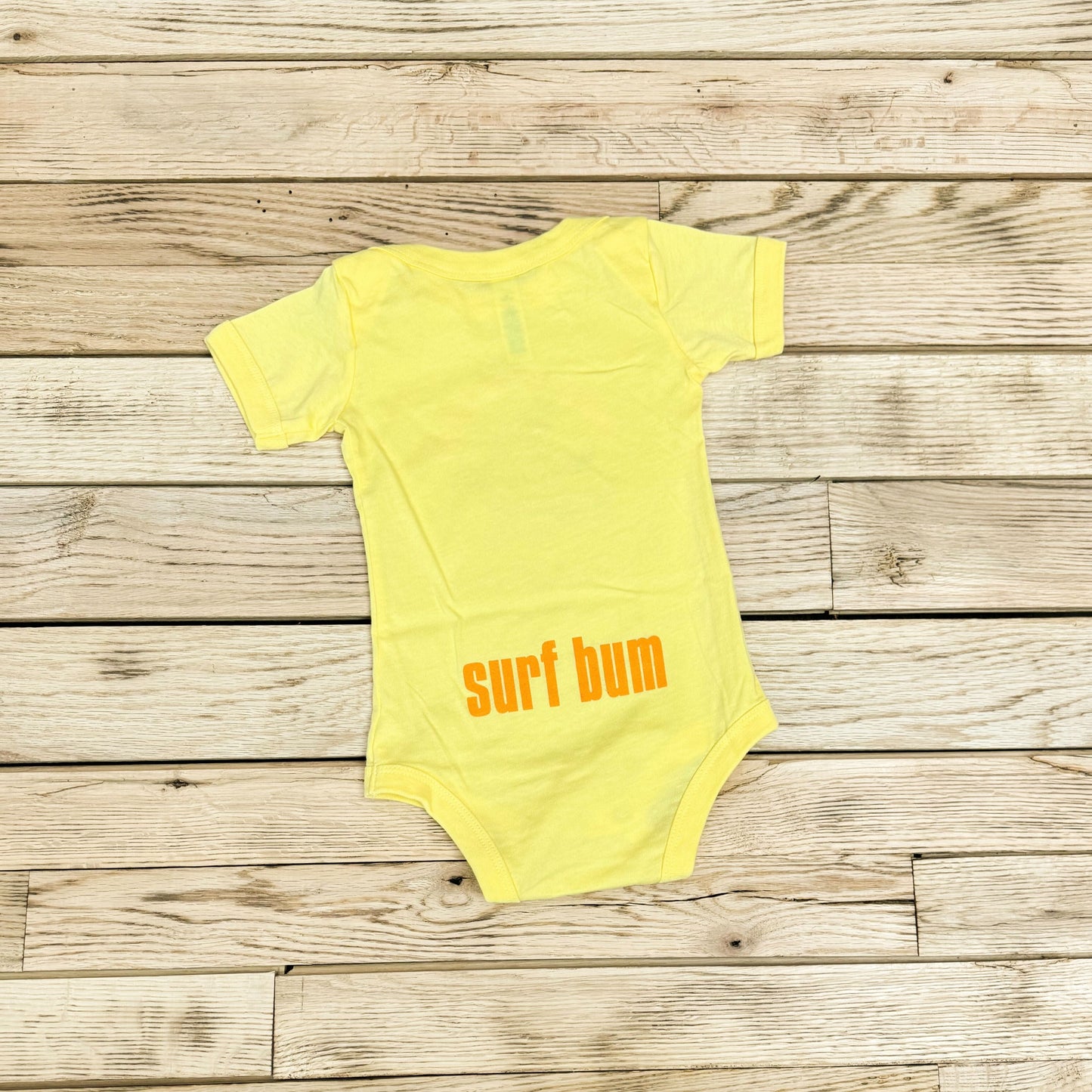 Infant Surf Wyoming® Cowboy Surf School Onesie - Yellow