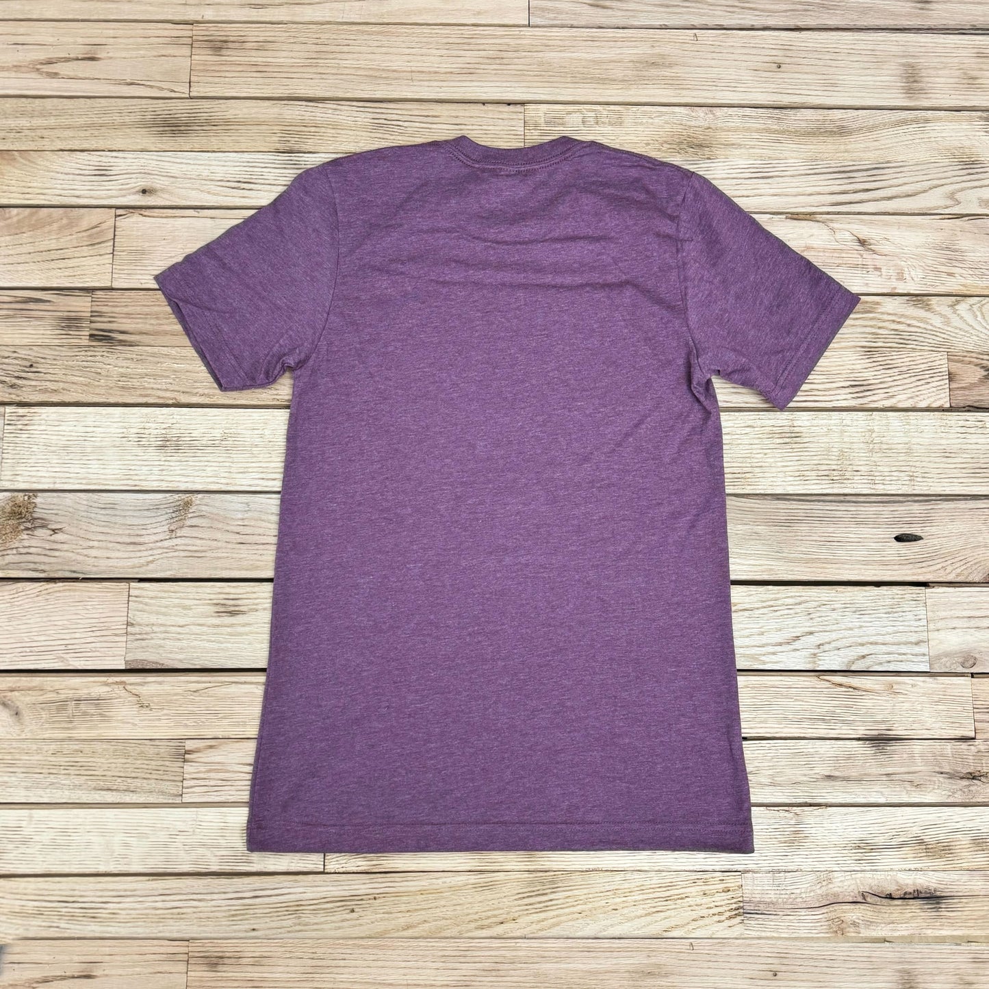 Surf Wyoming® Outline Bison Logo Tee - Heather Maroon
