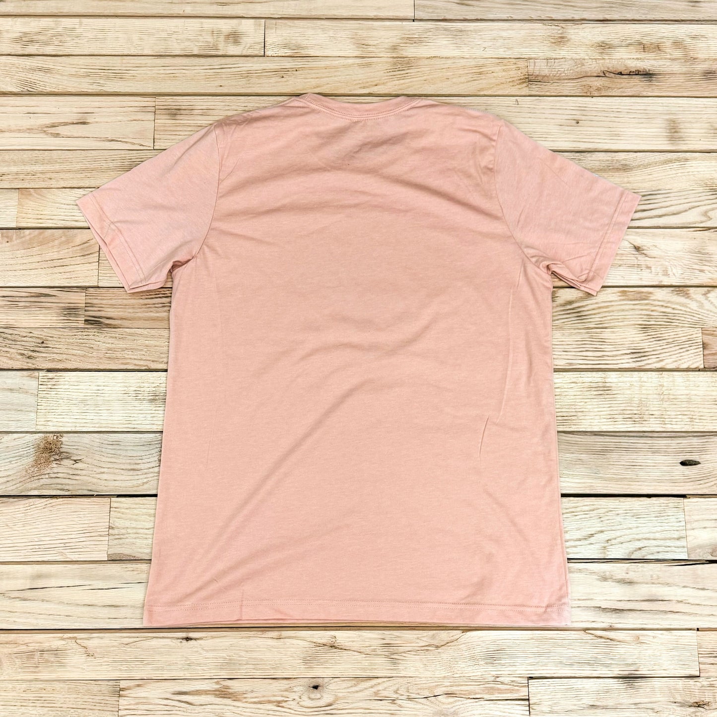 Women's Surf Wyoming® Outline Bison Logo Tee - Heather Peach
