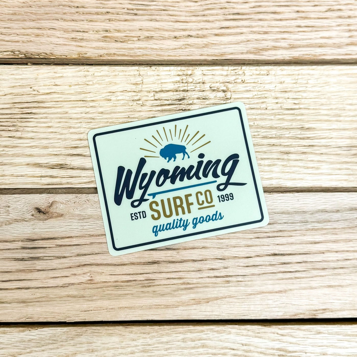 Surf Wyoming® Surf Co. 1999 Sticker