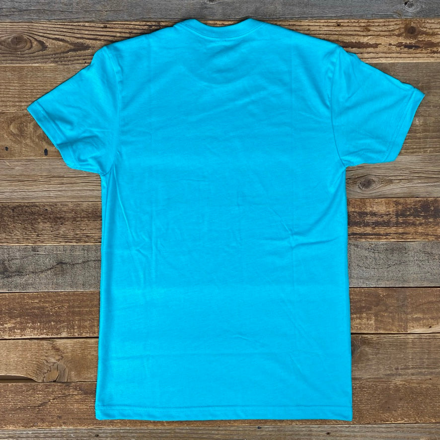 Men's Surf Wyoming® Bison Tee - Tahiti Blue