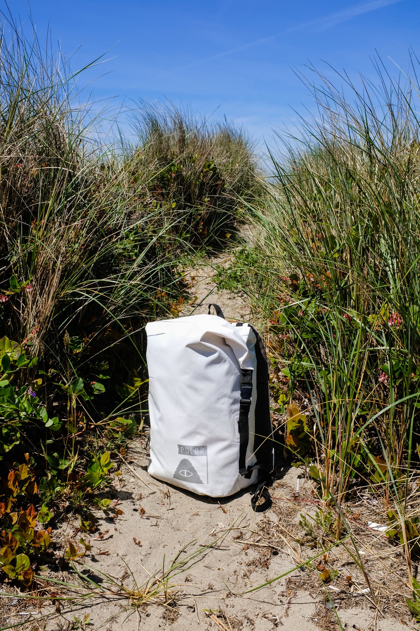 Poler Down River Dry Bag Backpack - White