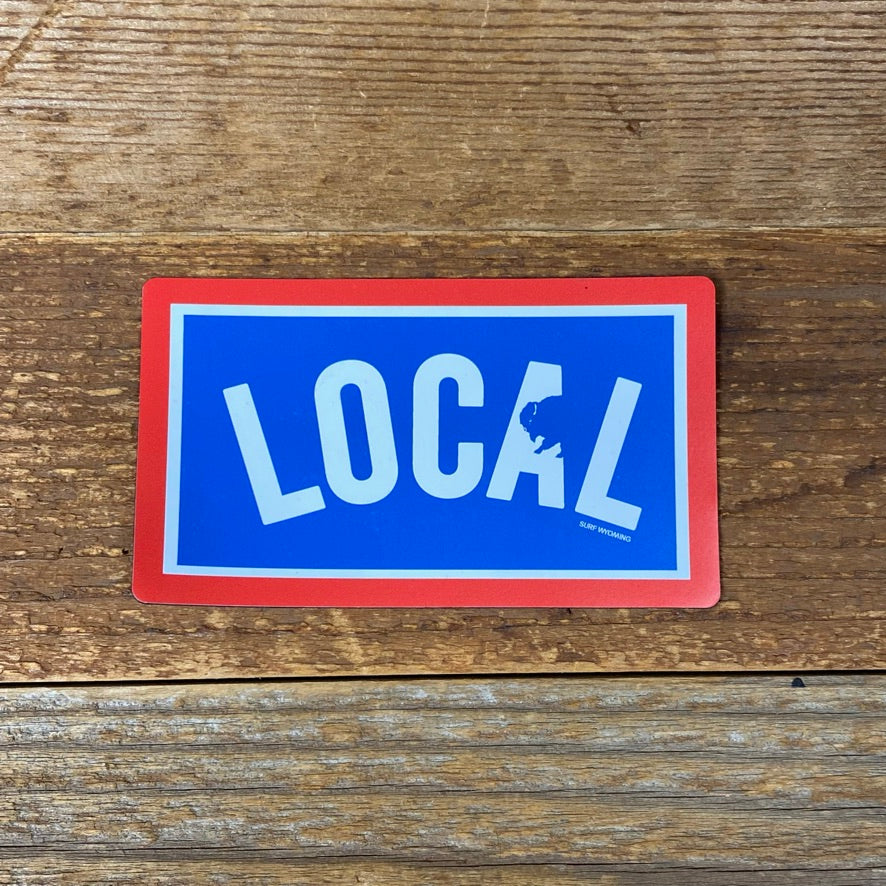 Surf Wyoming® Local Sticker