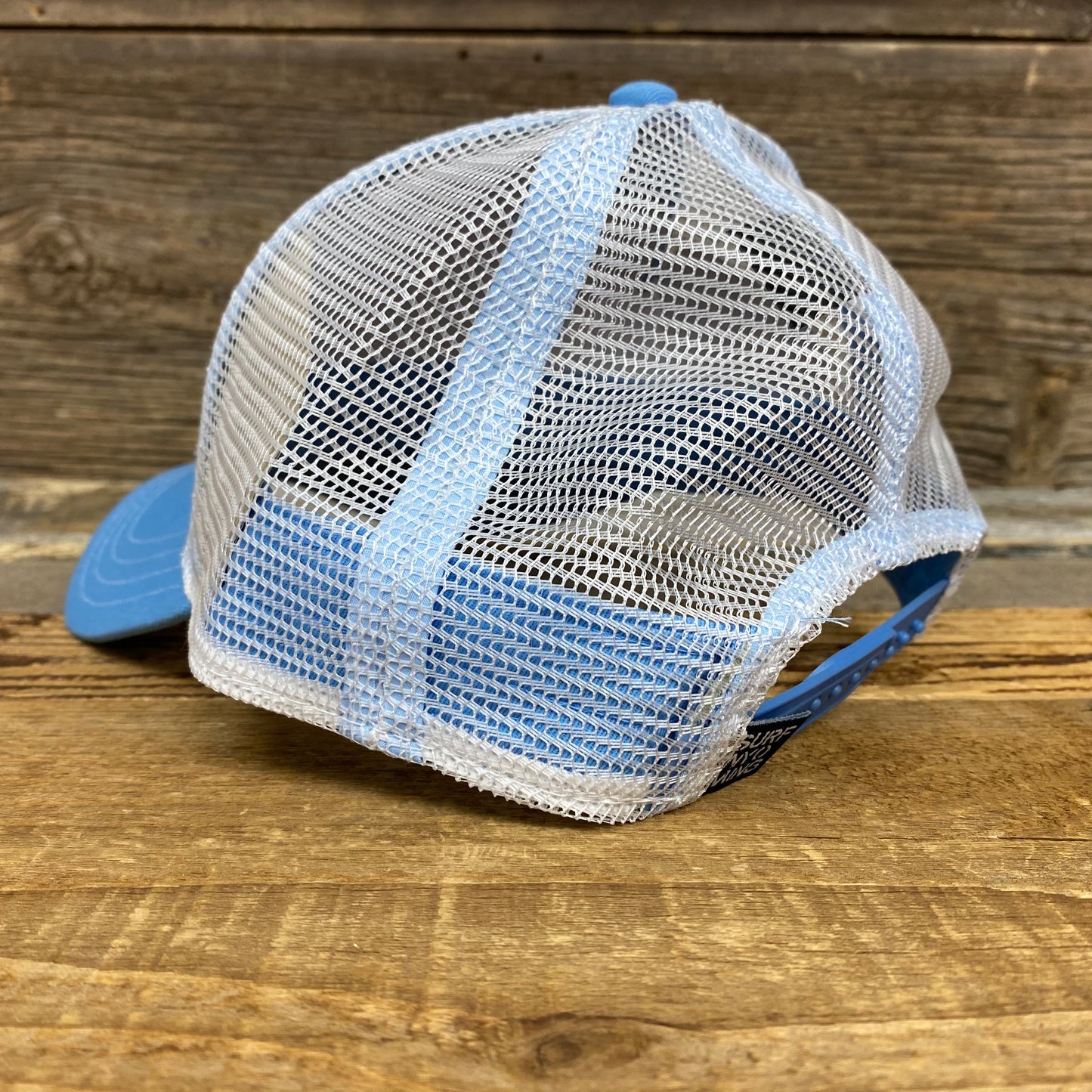 Surf Wyoming® Flag Bison Trucker - Light Blue
