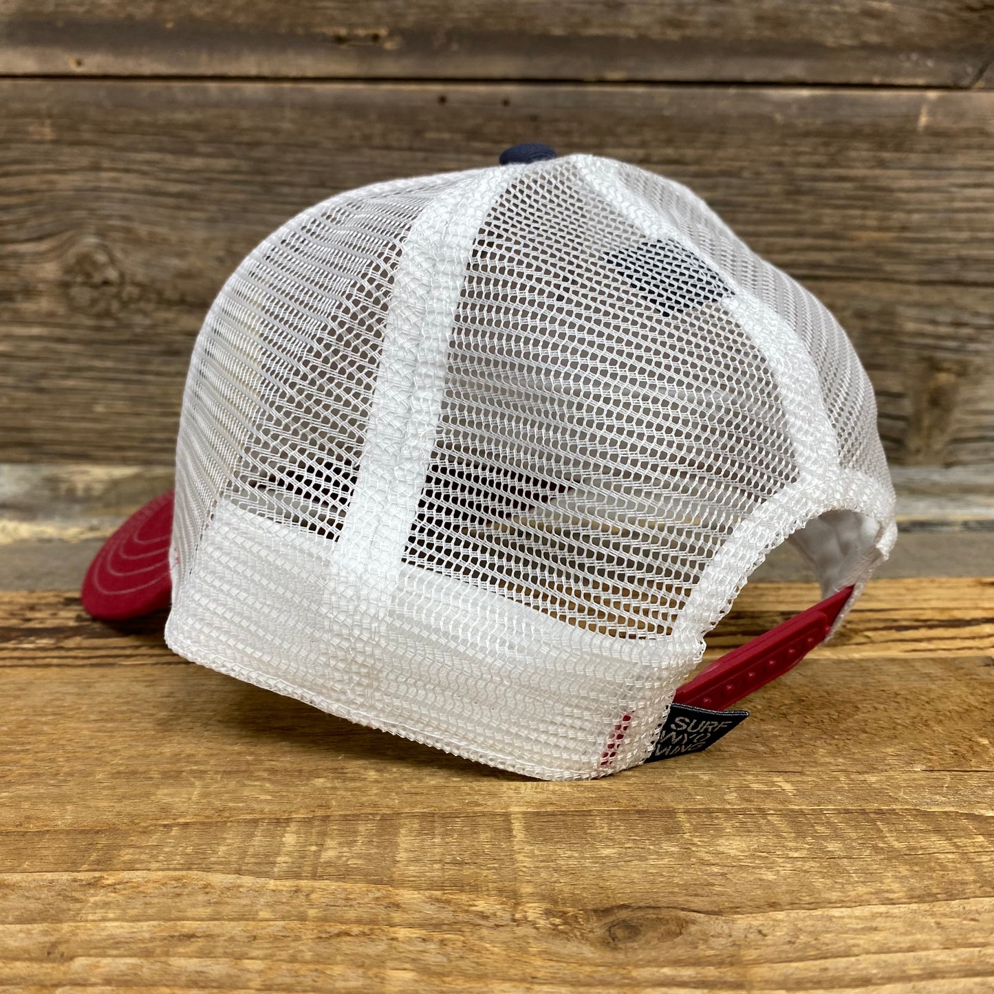Surf Wyoming® Flag Bison Trucker - Red