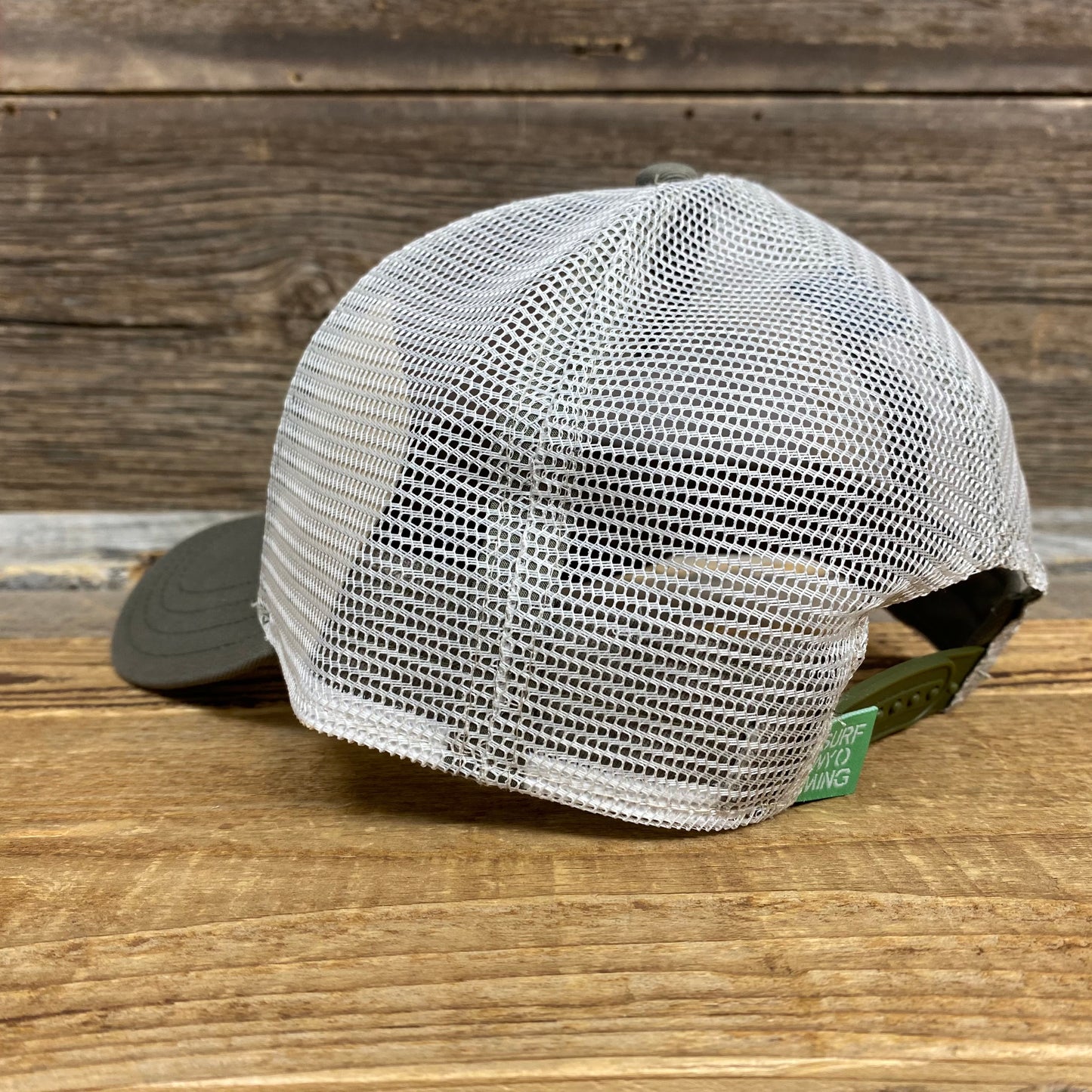 Surf Wyoming® Vanlife Trucker Hat - Military Camo/Light Blue