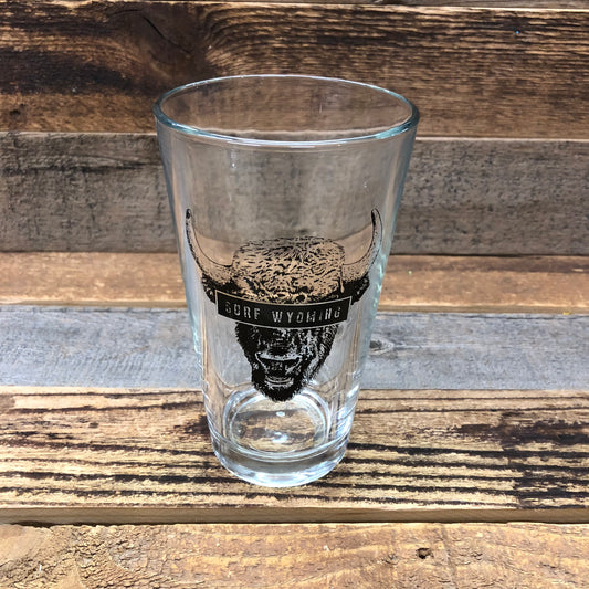 Surf Wyoming-Surf Wyoming® CENSORED Bison Pint - Black-Black CENSORED-