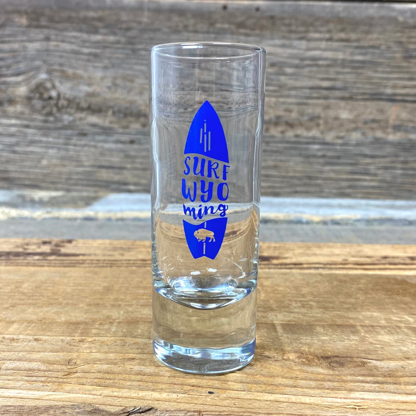 Surf Wyoming® Longboard Double Shot Glass