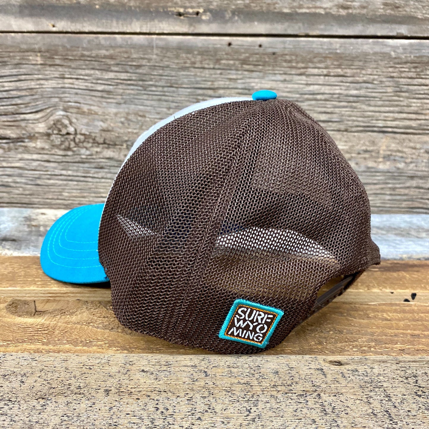 Surf Wyoming® Bear Peak Trucker Hat - Blue Multi