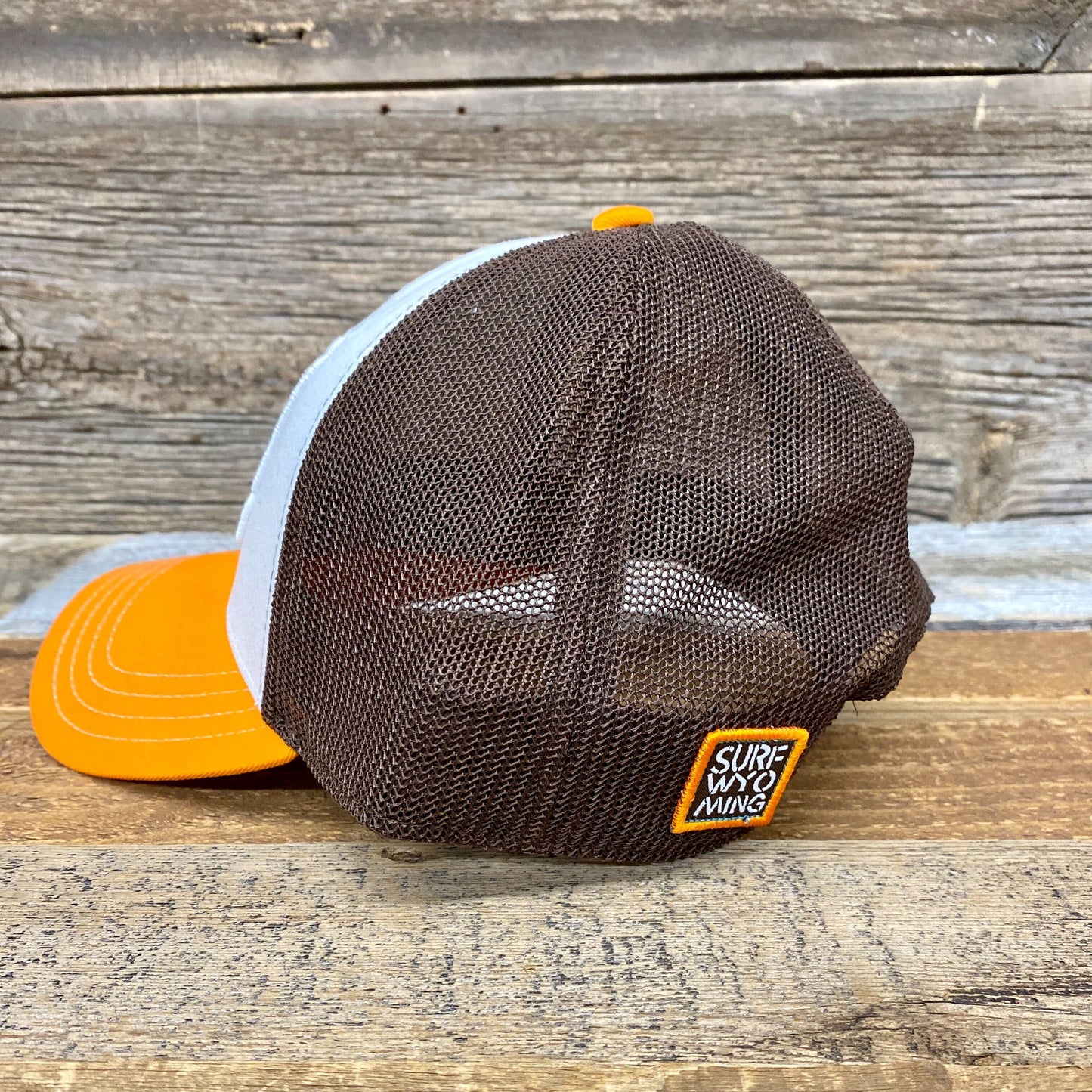 Surf Wyoming® Bear Peak Trucker Hat - Orange Multi