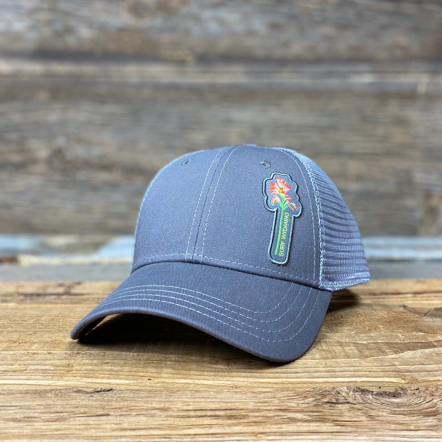 Surf Wyoming® Indian Paintbrush Trucker 2.0 - Grey