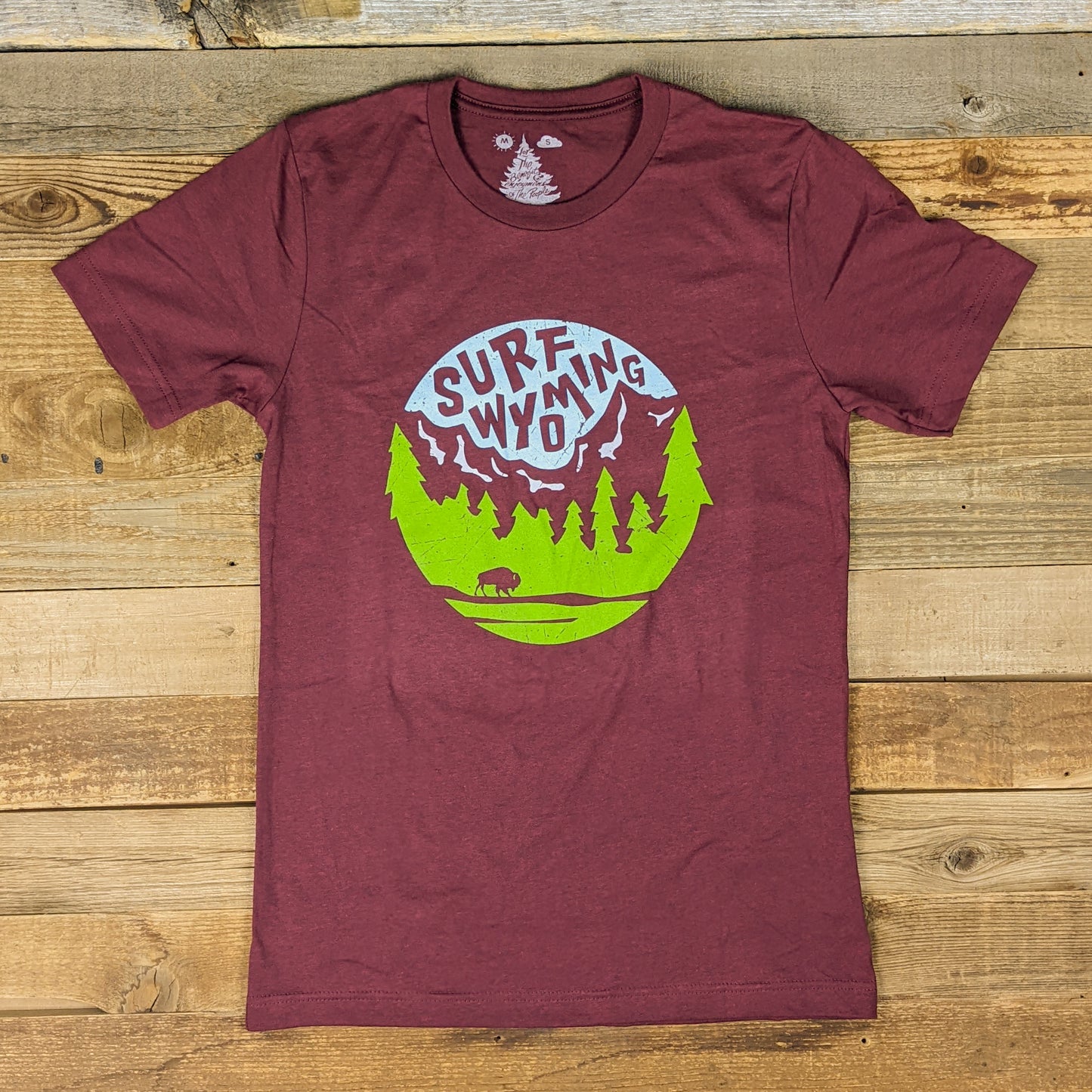 Men's Surf Wyoming® First Park 3.0 Tee - Cardinal