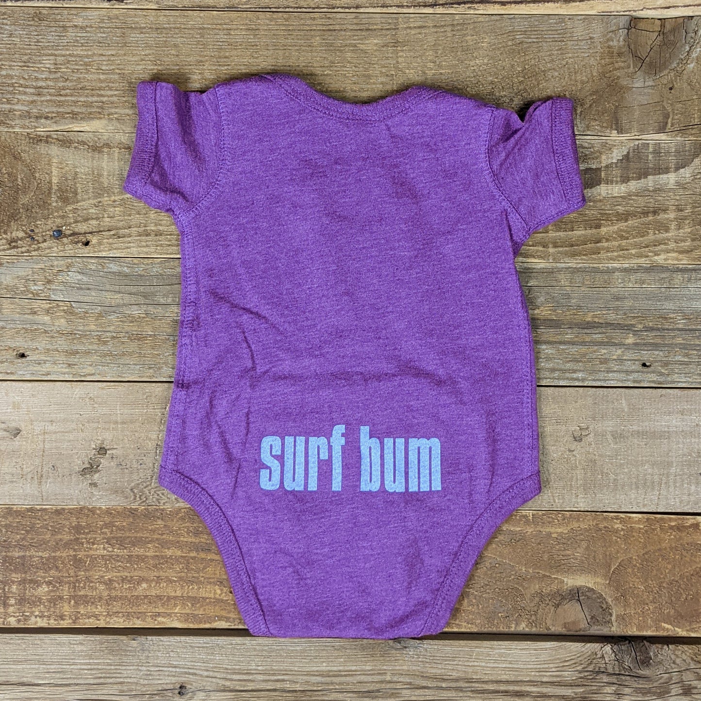 Infant Surf Wyoming® Bison Logo Onesie - Vintage Purple
