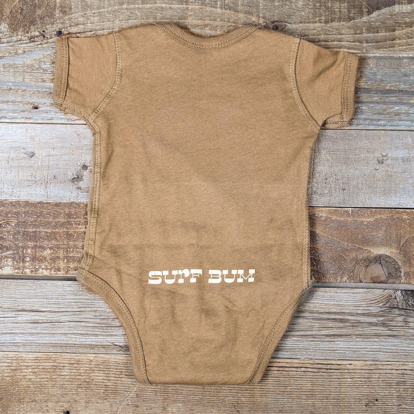 Infant Surf Wyoming® Bison Fade Onesie - Coyote Brown