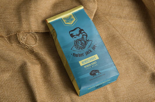 Surf Wyoming-Timber Jack Joe Coffee - Rendezvous Roast, Medium Roast, Whole Bean-