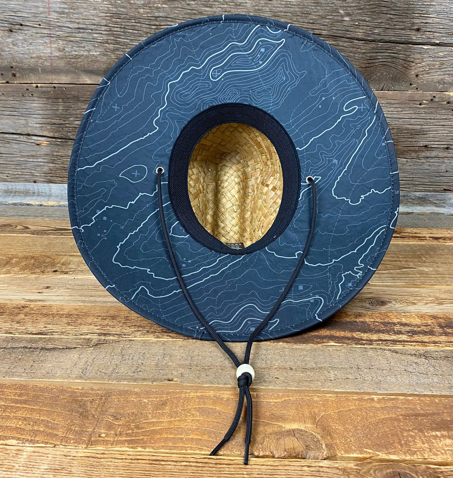 Unisex Straw Hat - Topog Black