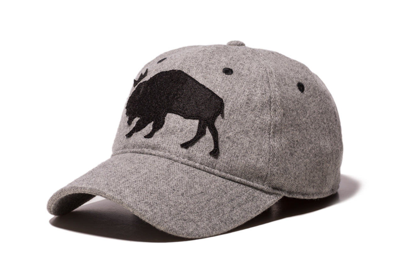 Surf Wyoming-The King Tatanka - Allover Grey Wool-