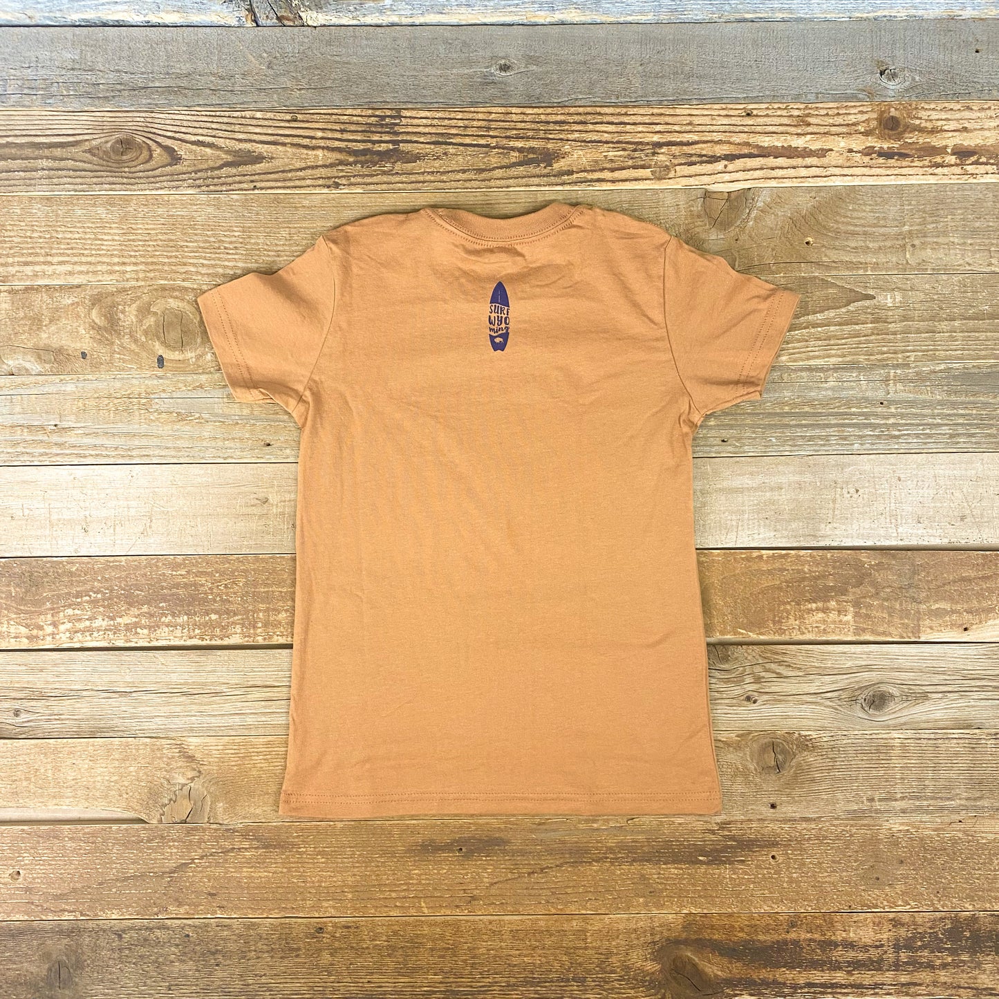 Youth Surf Wyoming® Geode Skully Bison Tee - Toast