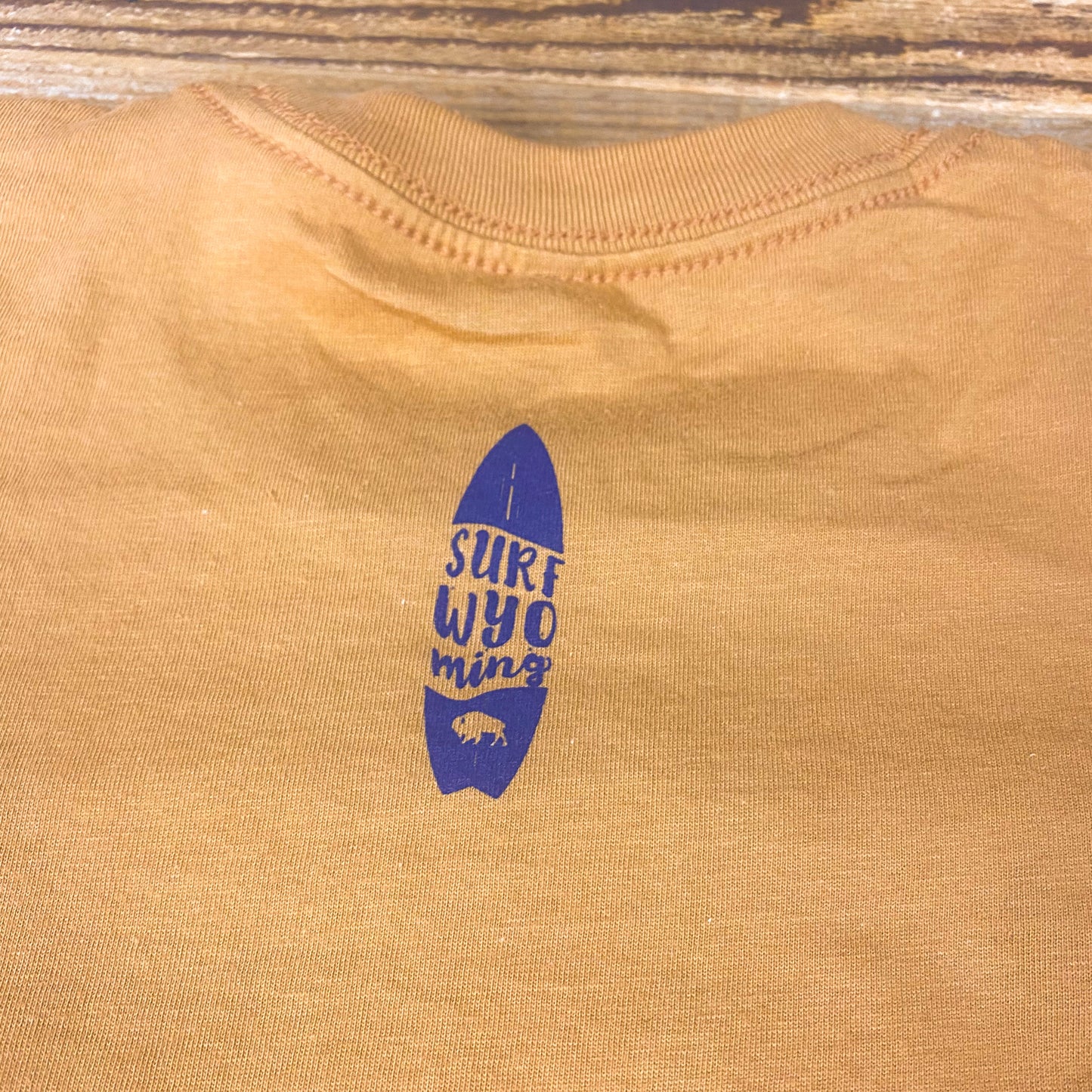 Youth Surf Wyoming® Geode Skully Bison Tee - Toast