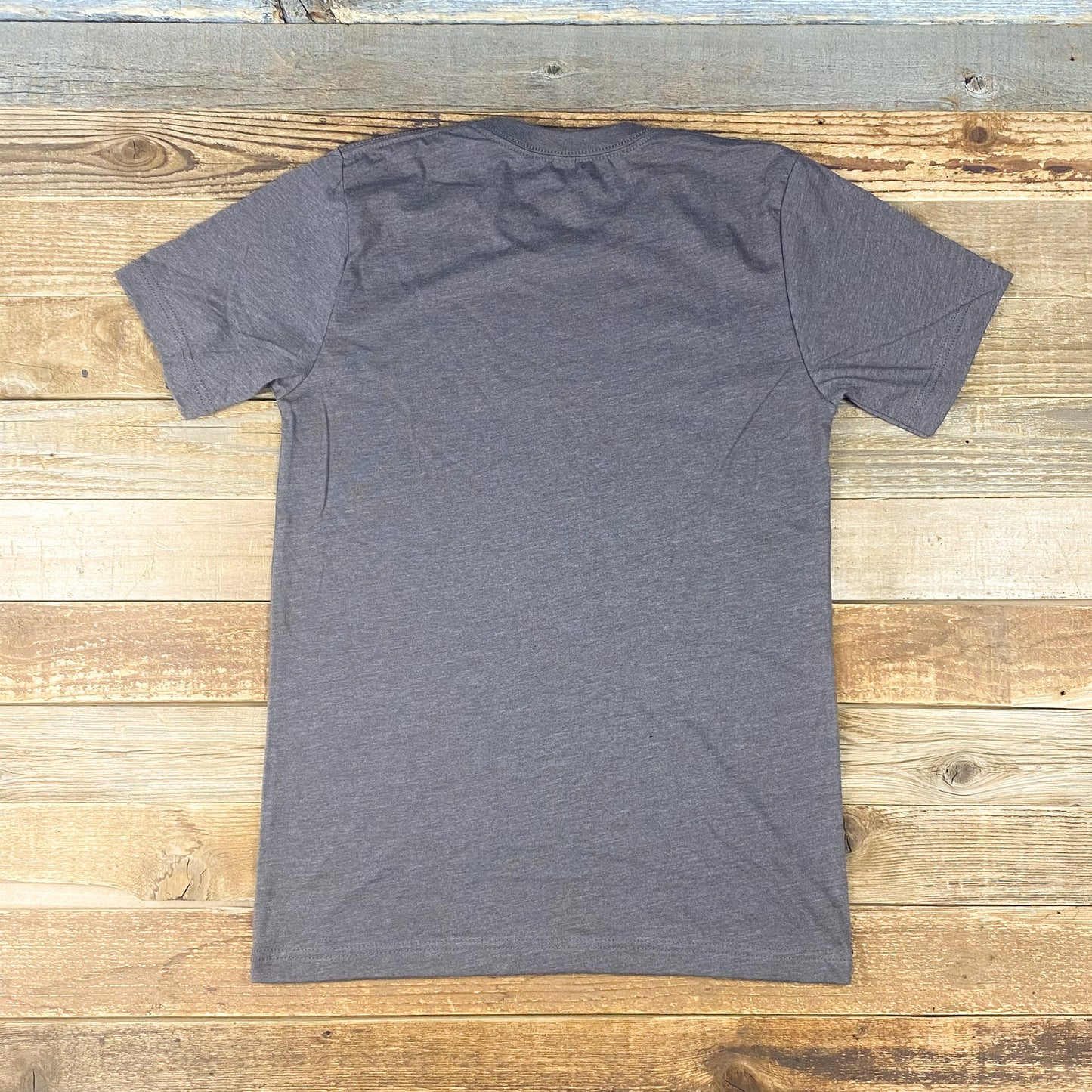 Unisex Surf Wyoming® Gradient Longboard Bison Tee - Heather Brown