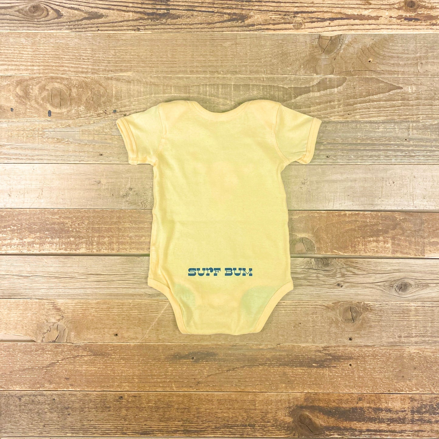 Infant Surf Wyoming® Geode Skully Bison Onesie - Banana