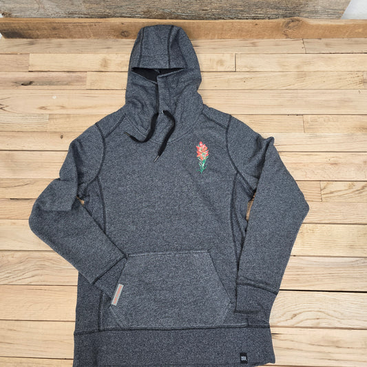 Surf Wyoming® Ladies Indian paintbrush hoodie twisted black