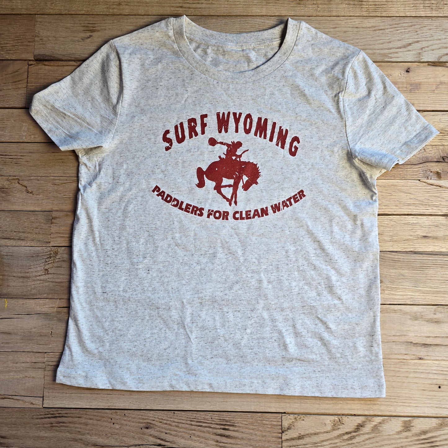 Unisex Surf Wyoming®Paddlers Tee-Ladies-Eco Heather