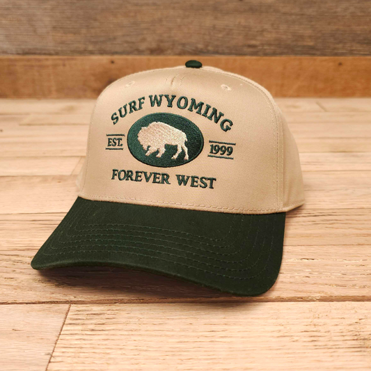 Surf Wyoming® Classic cotton twill-khaki-forest-green