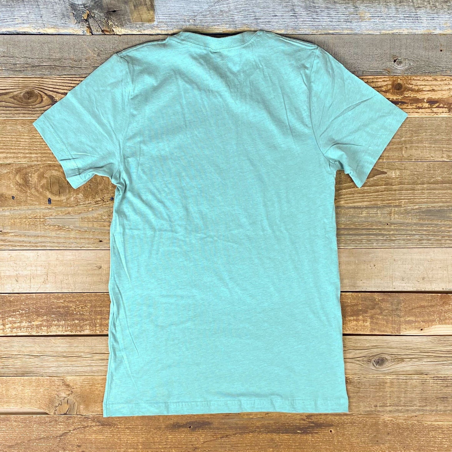 Unisex Surf Wyoming® Bison O.G. Tee - Heather Prism Dusty Blue