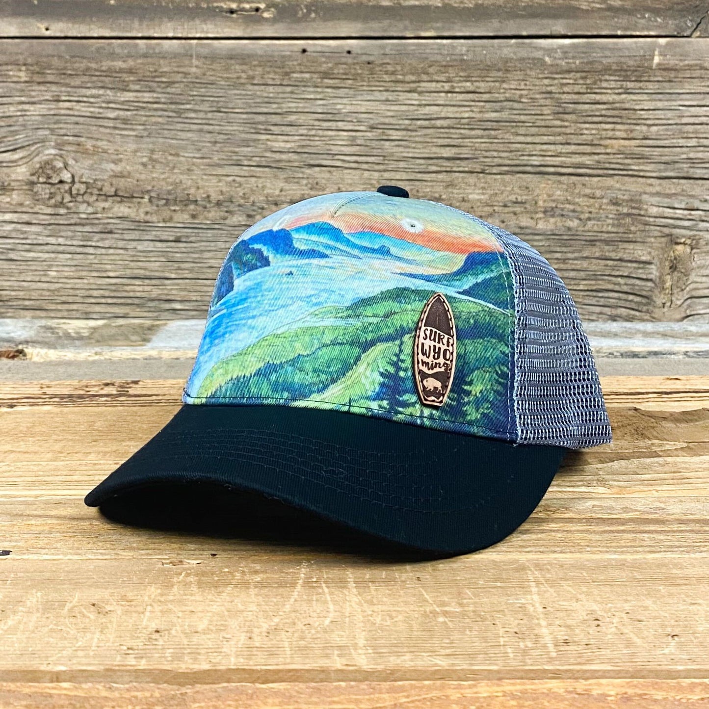 Youth Surf Wyoming® Fjords Leather Patch Trucker