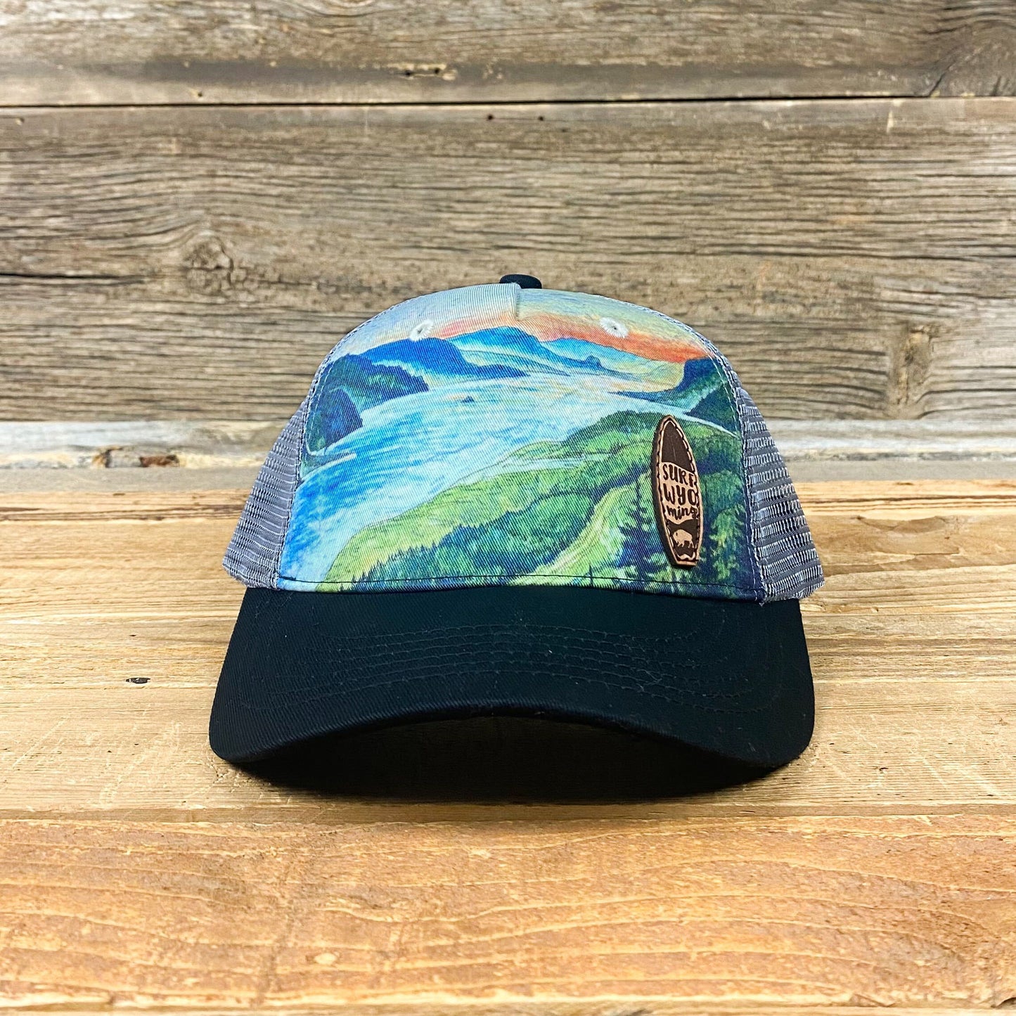 Youth Surf Wyoming® Fjords Leather Patch Trucker