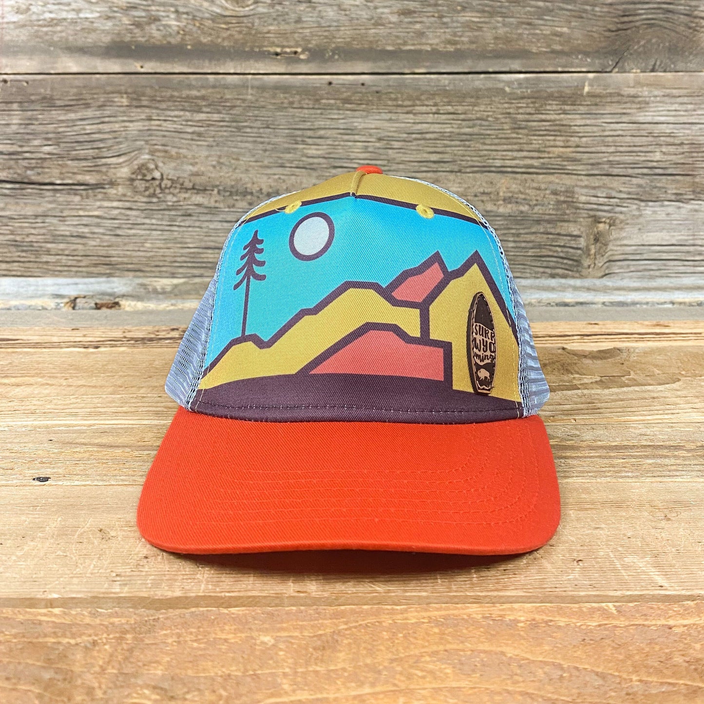 Youth Surf Wyoming® Desert Moon Leather Patch Trucker