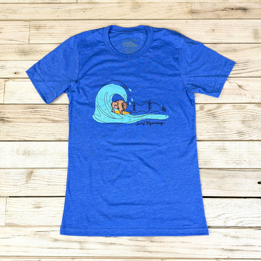 Men's Surf Wyoming® Big Wave Tee - Heather True Royal