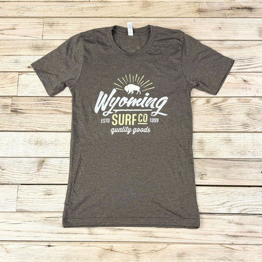 Men's Surf Wyoming® Surf Co. 1999 Tee - Heather Brown