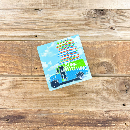 Surf Wyoming® Stacked Sprint'r Ice Cream Truck - Sticker