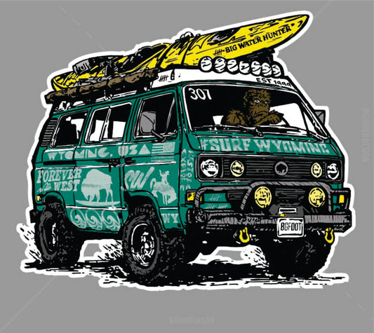 Surf Wyoming® Big Water Hunter Full Color Version