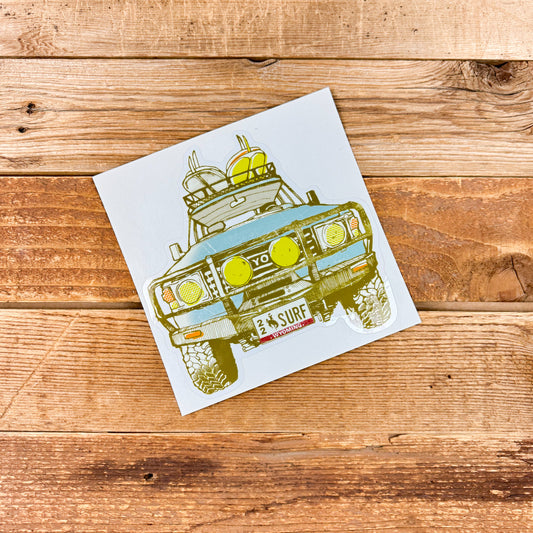 Surf Wyoming® Terra Cruiser Sticker