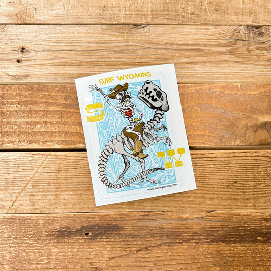 Surf Wyoming® Wild Bill Sticker
