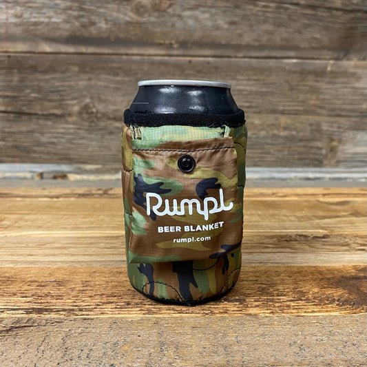 Rumpl Blanket Koozie - Woodland Camo