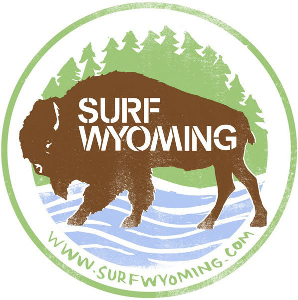 Surf Wyoming-Surf Wyoming® First Park Bison Sticker-