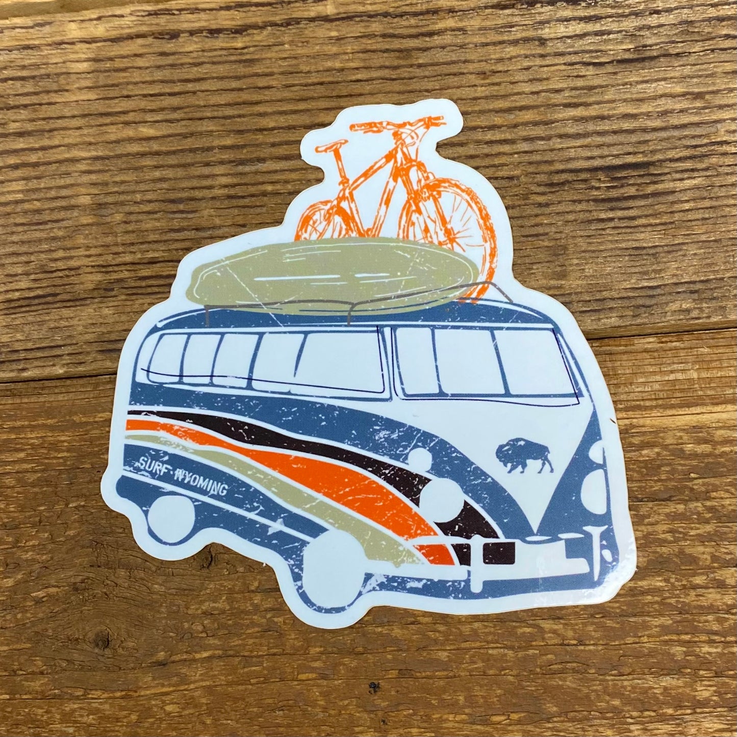 Surf Wyoming® Roam Life Bus Sticker