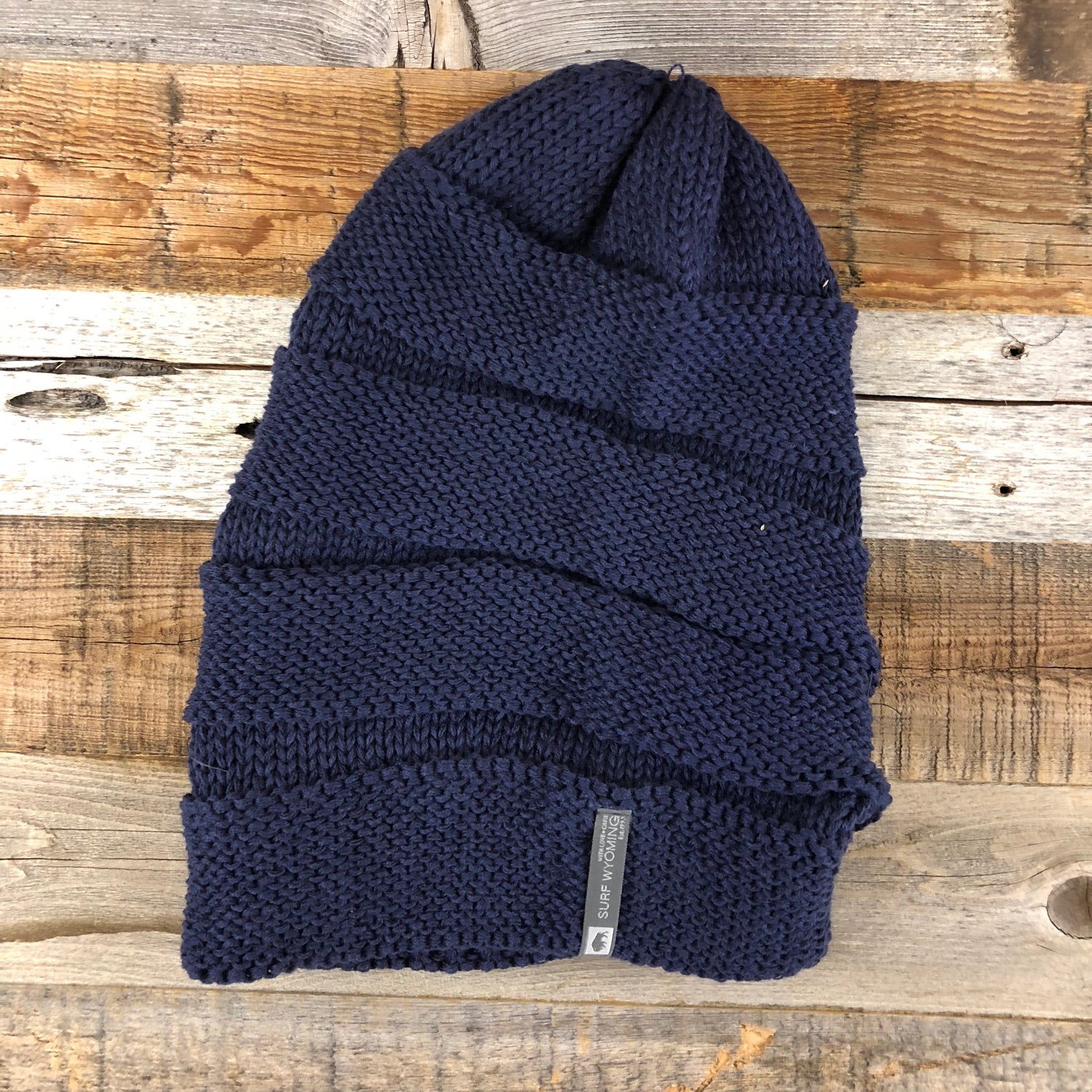 Surf Wyoming-RIBBER BEANIE • TWO COLORS-Navy-